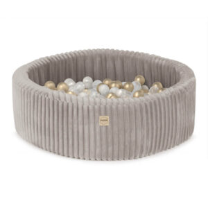 Pallomeri Puffy-sametti 90x 30cm Beige - Plush nest