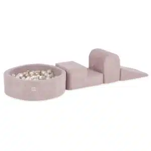 Pallomeri 90x30cm + temppurata Premium sametti, Light pink